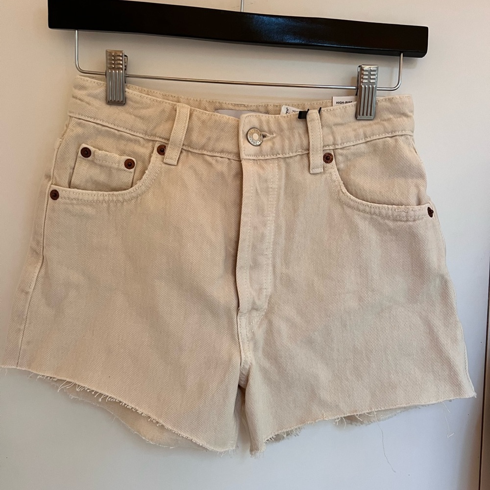 Zara Women's Cream Jeans